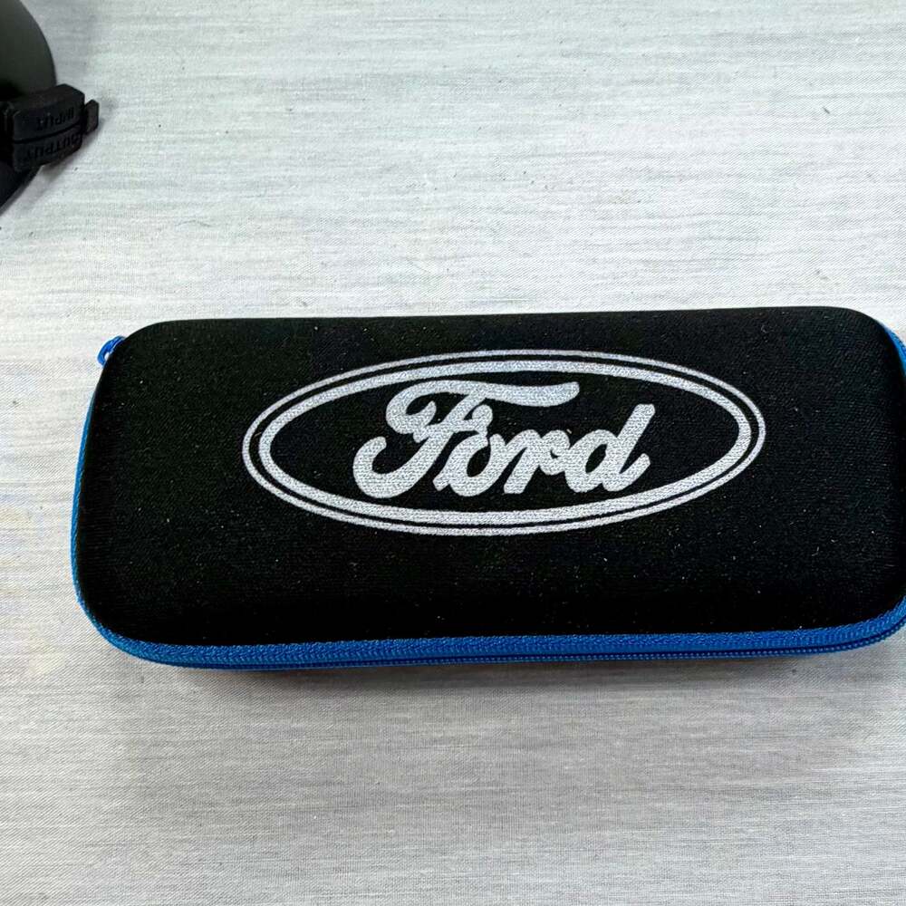 Ford Motor Company Branded Folding Umbrella with Hard Zipper Case